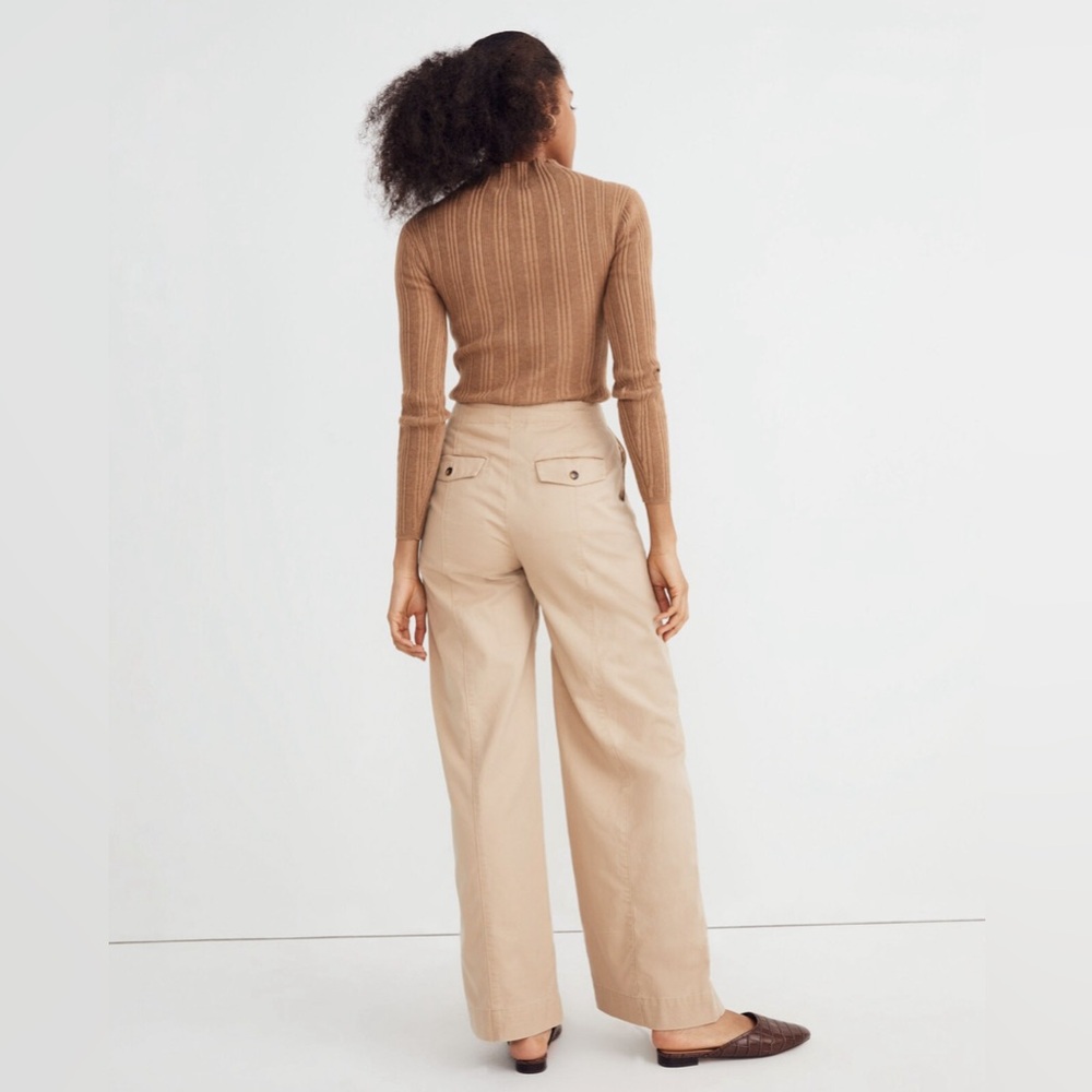 NWT Madewell Seamed Wide Leg Pants 2